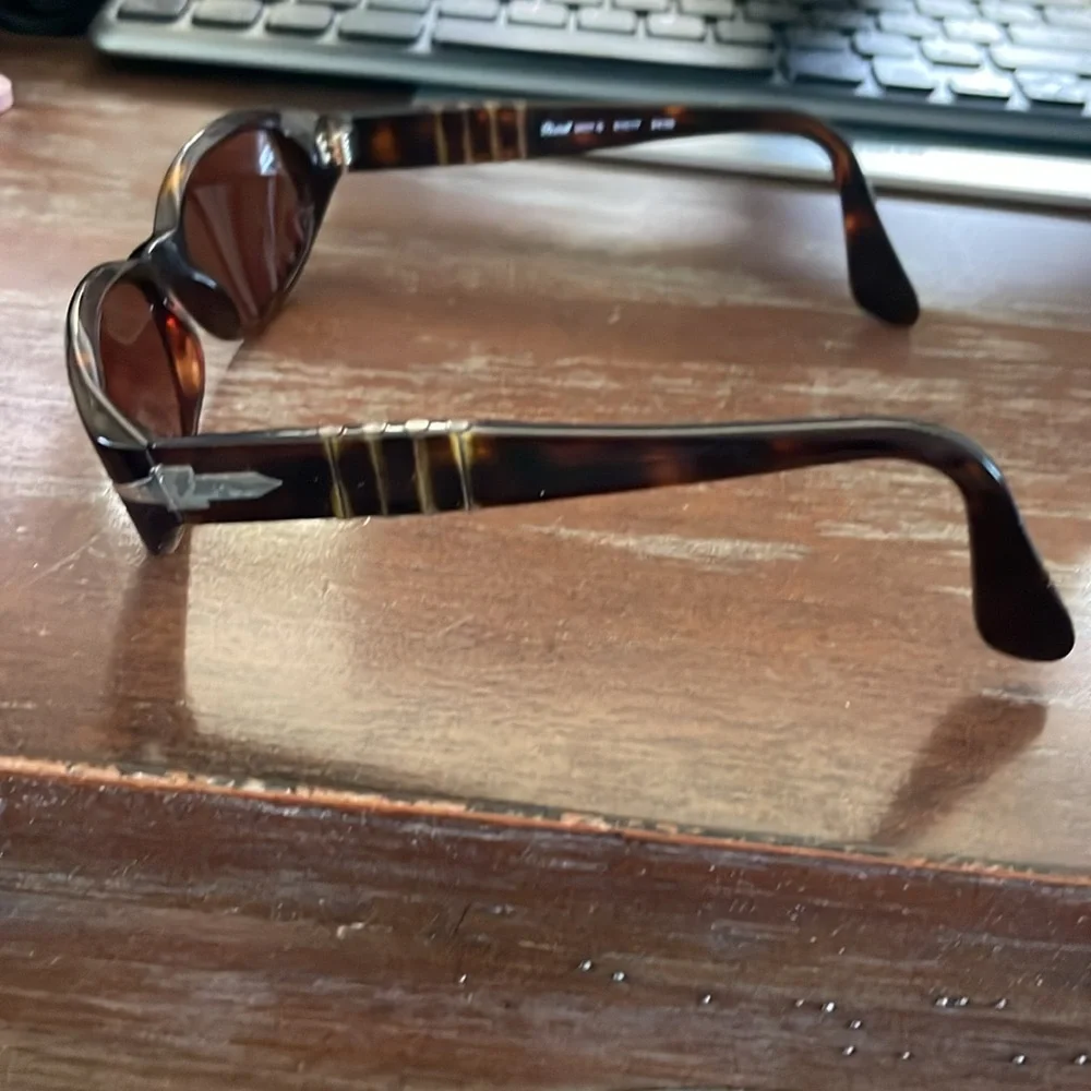 Persol 3607-s 24/33 51/27-135 brown tortoise sunglasses w/ case. For frames only - Picture 14 of 16